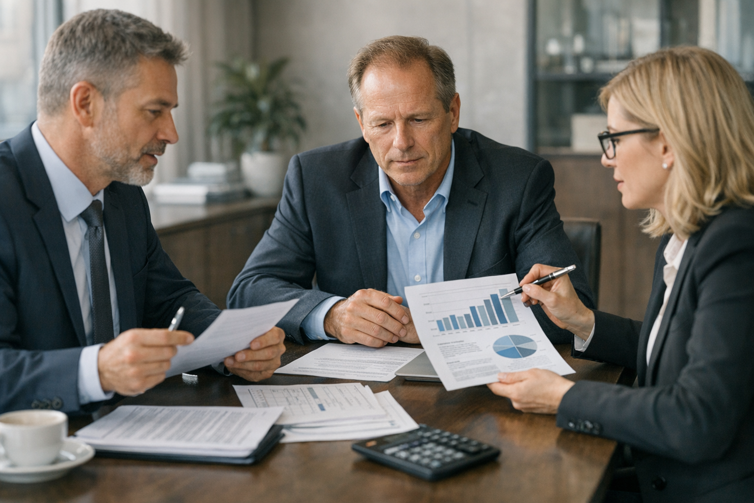 Ekspert analizujący wskaźniki ekonomiczne przedsiębiorstwa